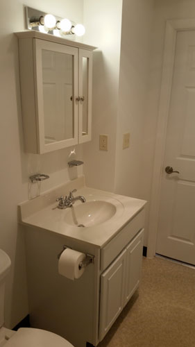 Senior Efficiency Apartment Bathroom Sink