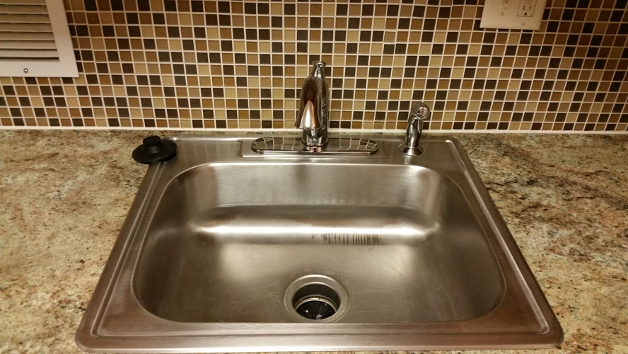 Senior Efficiency Apartment Kitchen Sink